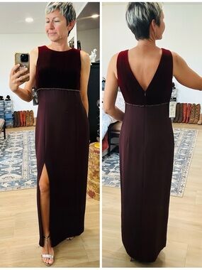 Vintage 90’s Donna Ricco Velvet Gown